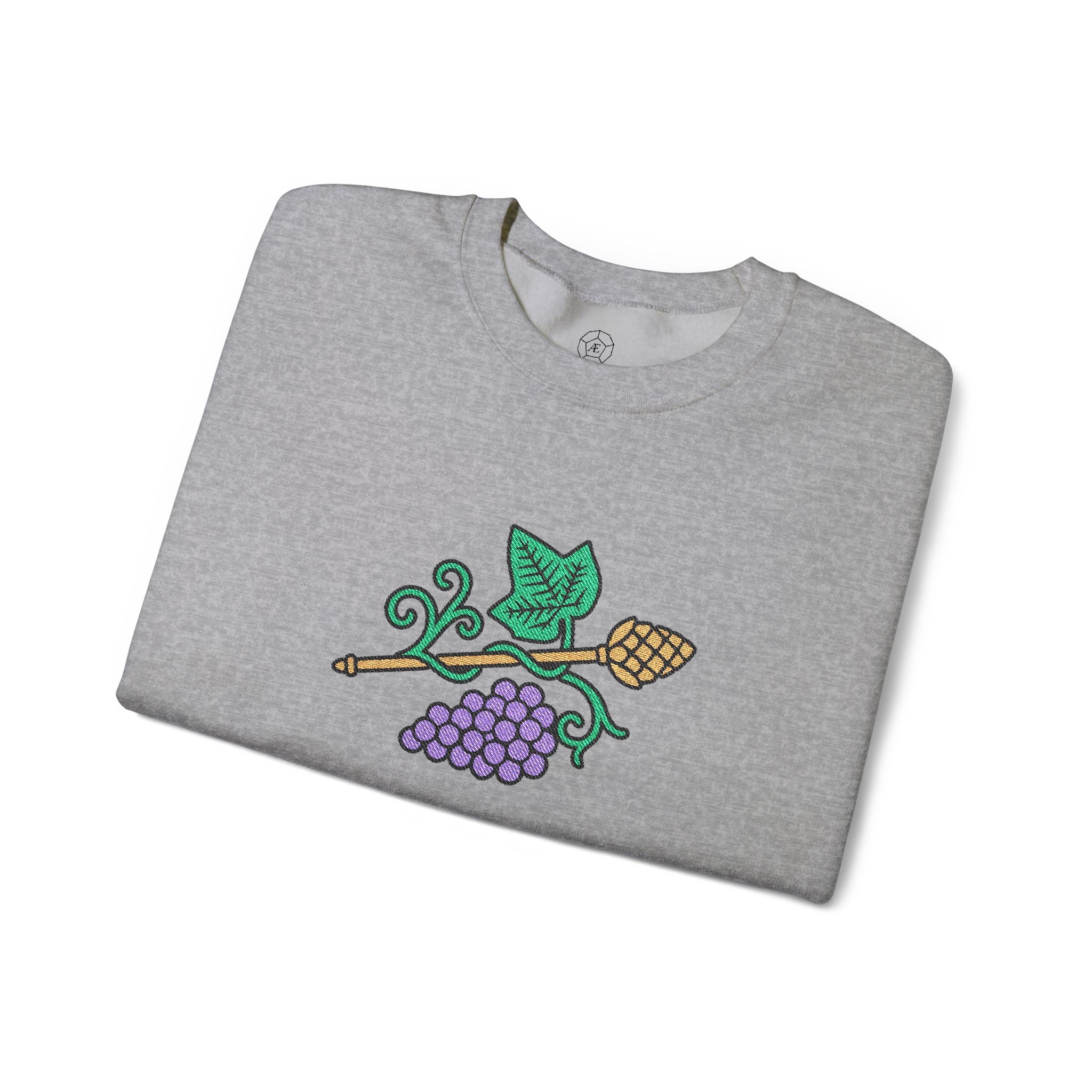 Bacchic Thyrsus - Embroidered Unisex Sweatshirt